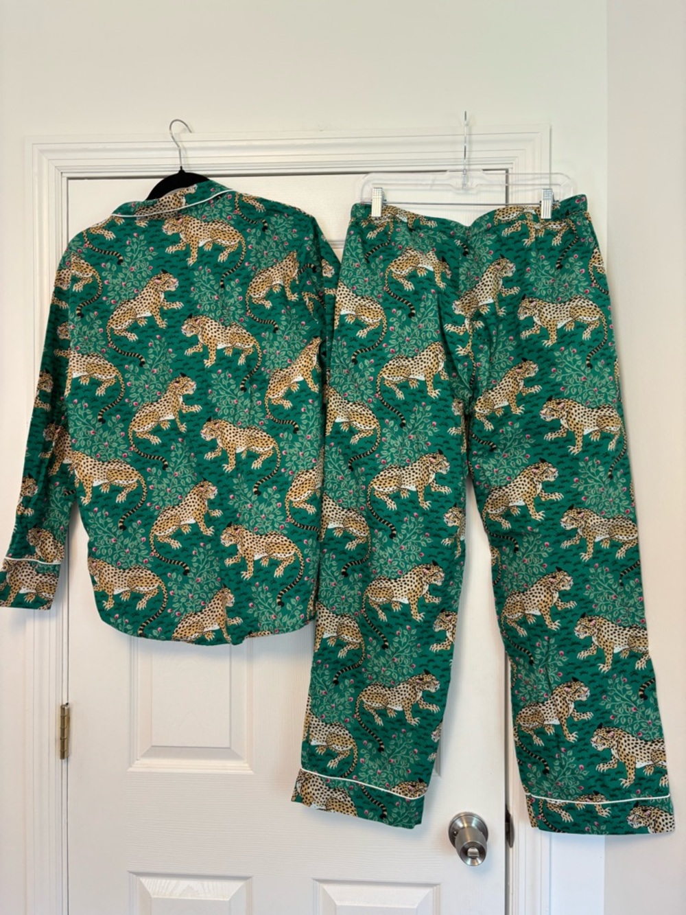 Printfresh Bagheera Leopard Print 100% Cotton Pajama Set Size Large - Picture 9 of 13